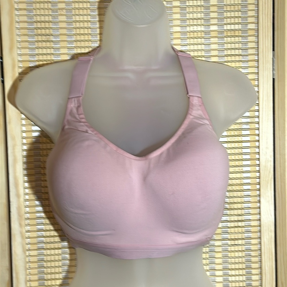 Victoria's Secret Sport Incredible Sports Bra Beige Padded Racerback 34DDD